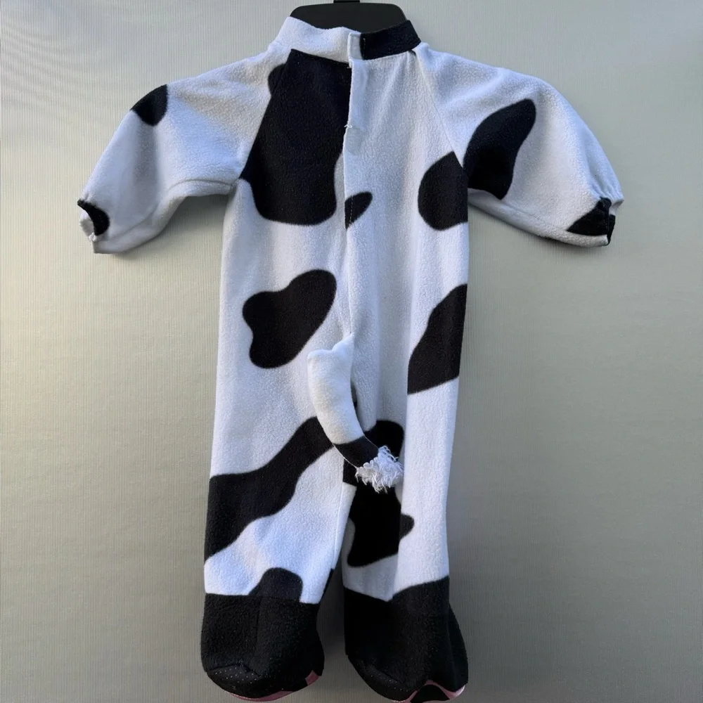 Baby Cow Print Kids One Piece Halloween Rubie's‎ Costume Size 0-6 Months 2 piece